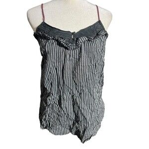 billabong babydoll camisole top grunge skater goth top Sz M